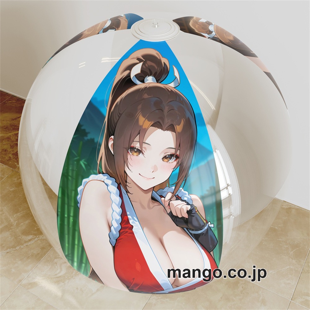 アニメ キャラクター ビーチボール【KOF】不知火舞 海洋ボール PVC製 キャラクターグッズ コレクション用