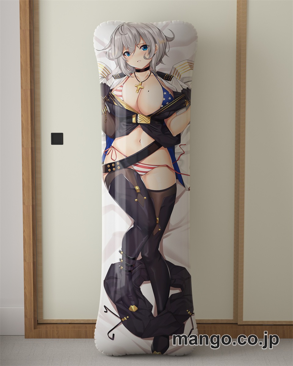 アニメ抱き枕カバー「ワシントン(アズールレーン)」大型クッションキャラクターグッズPVC製コレクション用