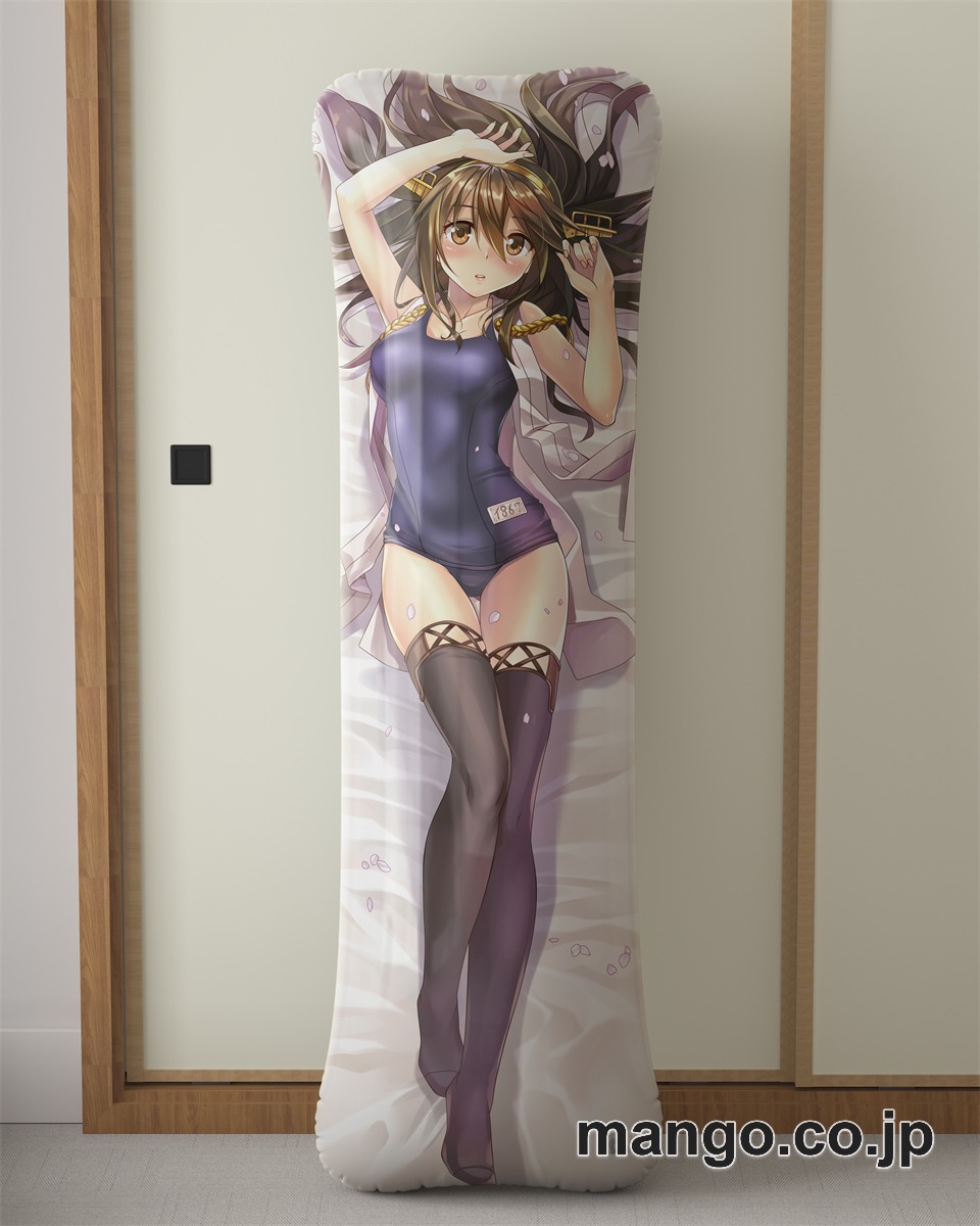アニメ抱き枕カバー「艦隊これくしょん」時雨＆榛名スク水大型クッションキャラクターグッズPVC製コレクション用