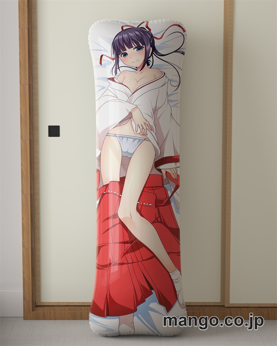 アニメ抱き枕カバー「女装神社」「円藤美代（えんどうみしろ）」大型クッションキャラクターグッズPVC製コレクション用