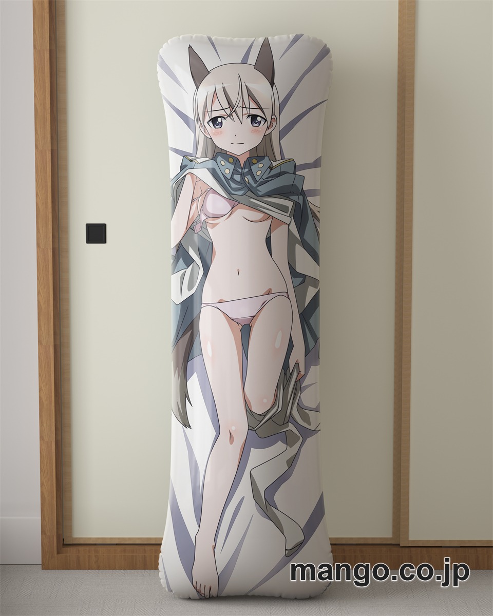 アニメ抱き枕カバー「ストライクウィッチーズ」（エイラ）大型クッションキャラクターグッズPVC製コレクション用