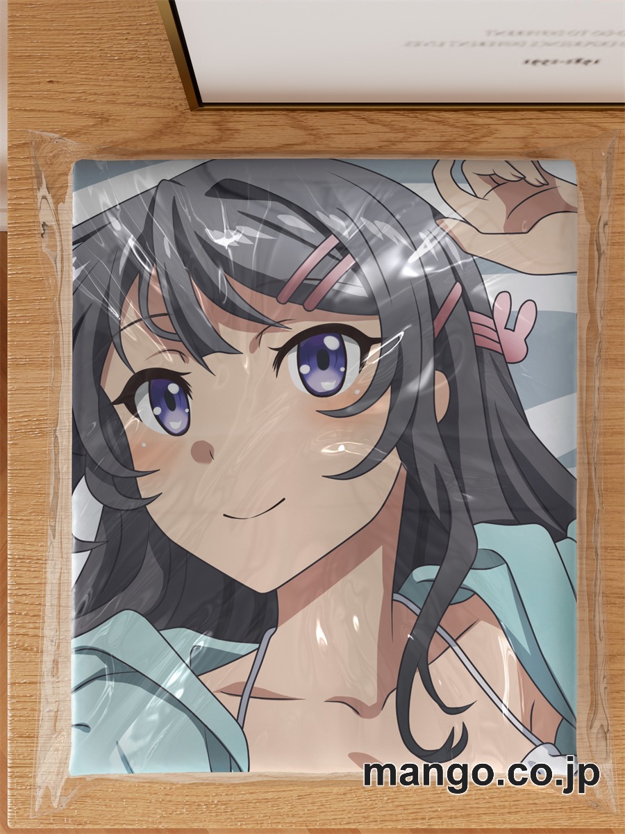 アニメ抱き枕カバー青春ブタ野郎はバニーガール先輩の夢を見ない桜島麻衣大型クッションキャラクターグッズPVC製コレクション用 3