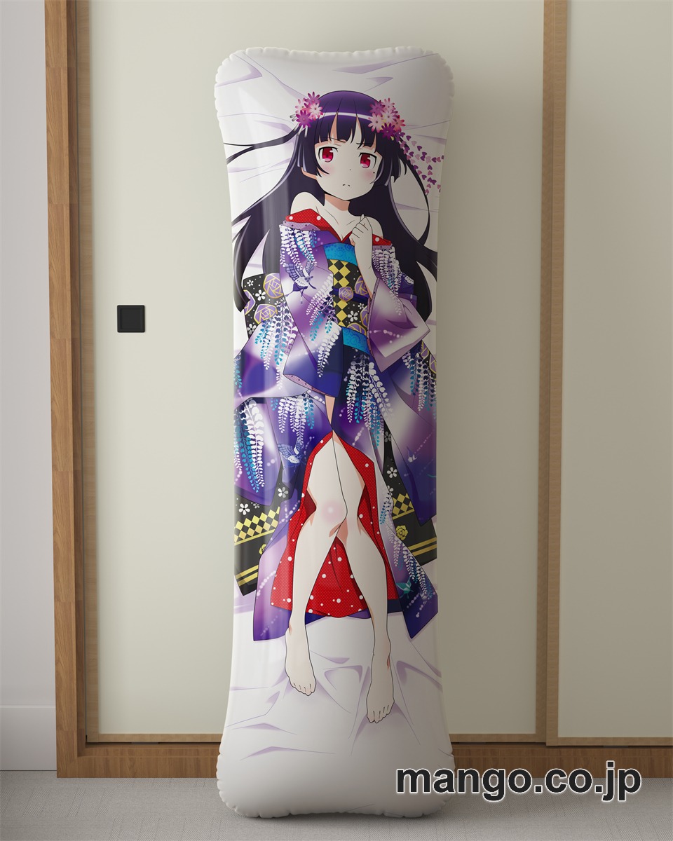 アニメ抱き枕カバー【俺の妹がこんなに可愛いわけがない】(黒猫舞妓)大型クッションキャラクターグッズPVC製コレクション用 2