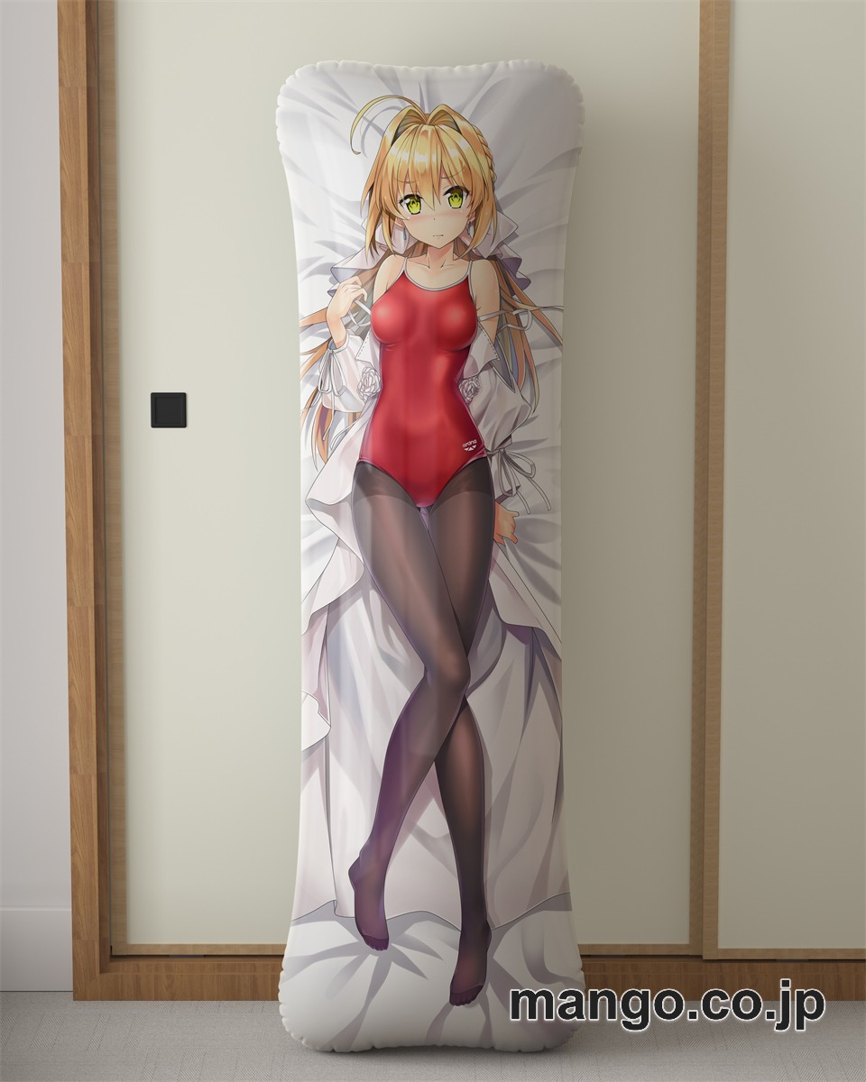 アニメ抱き枕カバーネロスク水タイツ大型クッションキャラクターグッズPVC製コレクション用