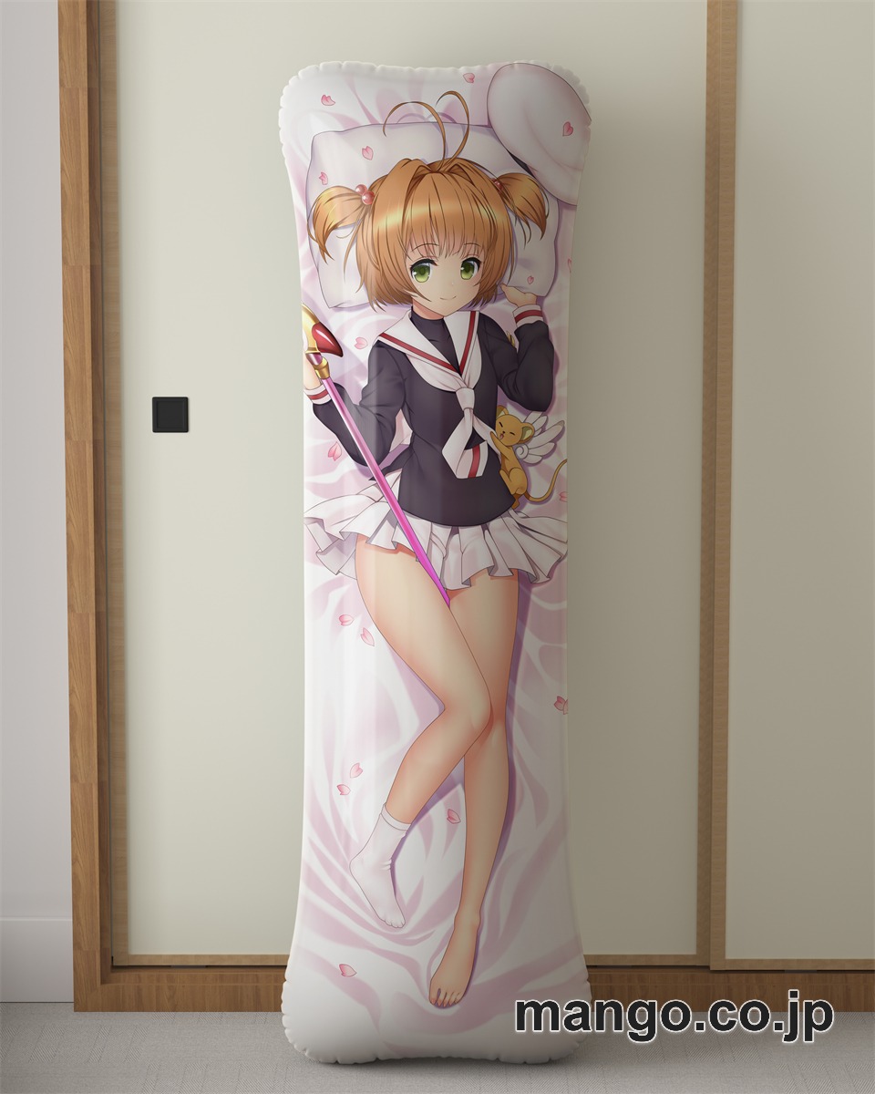 アニメ抱き枕カバー【カードキャプターさくら】サクラちゃん大型クッションキャラクターグッズPVC製コレクション用