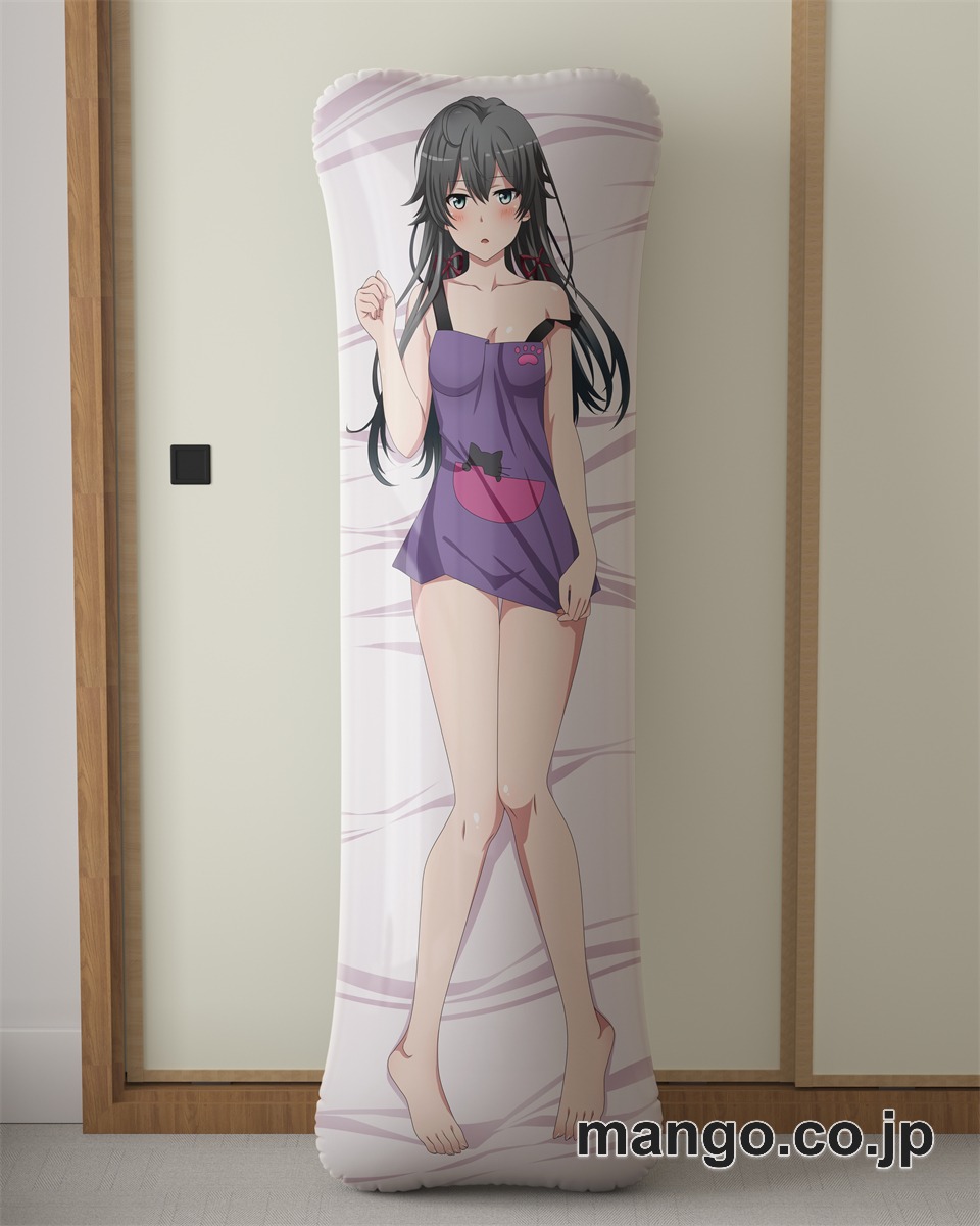 アニメ抱き枕カバー雪ノ下雪乃エプロンVer大型クッションキャラクターグッズPVC製コレクション用