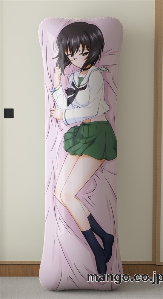 アニメ抱き枕カバーガールズ&パンツァー河嶋桃大型クッションキャラクターグッズPVC製コレクション用 2