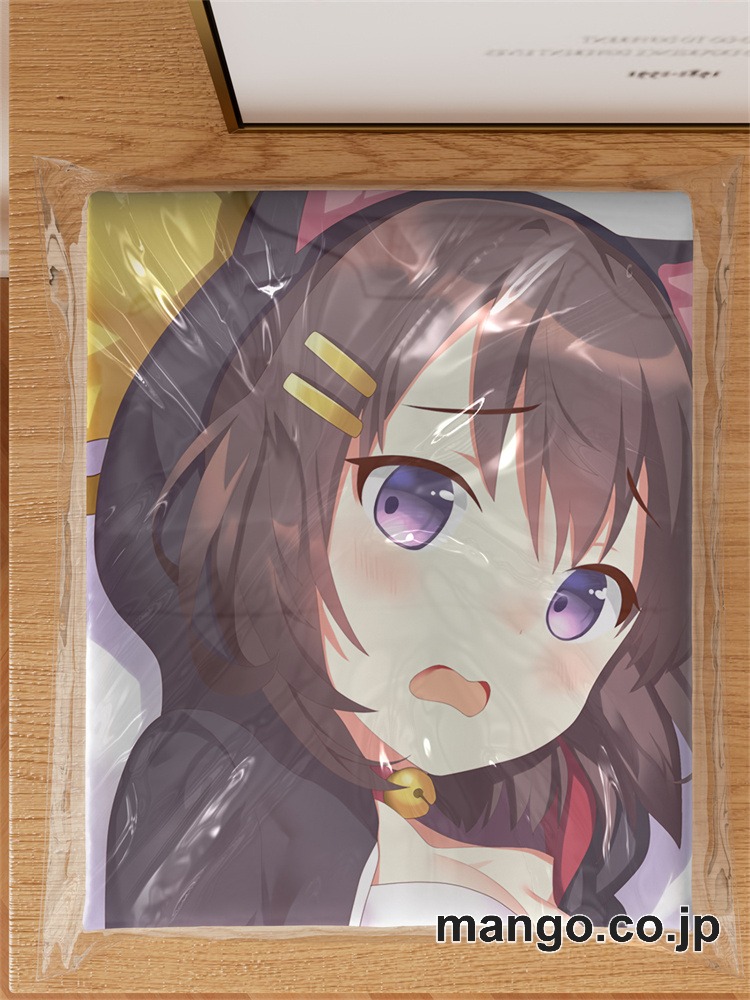 アニメ抱き枕カバー白熊さん＆黒猫ちゃん大型クッションキャラクターグッズPVC製コレクション用 3