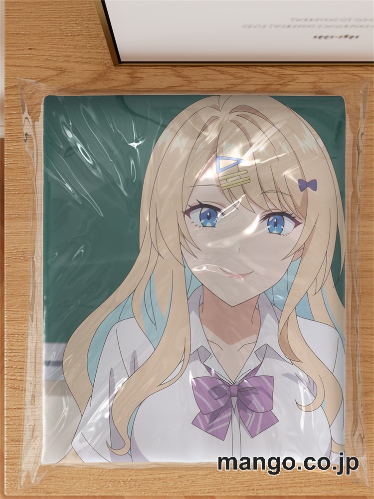 アニメ抱き枕カバー 【経験済みなキミと、経験ゼロなオレが、お付き合いする話】白河月愛 小型クッション キャラクターグッズ PVC製 コレクション用 3