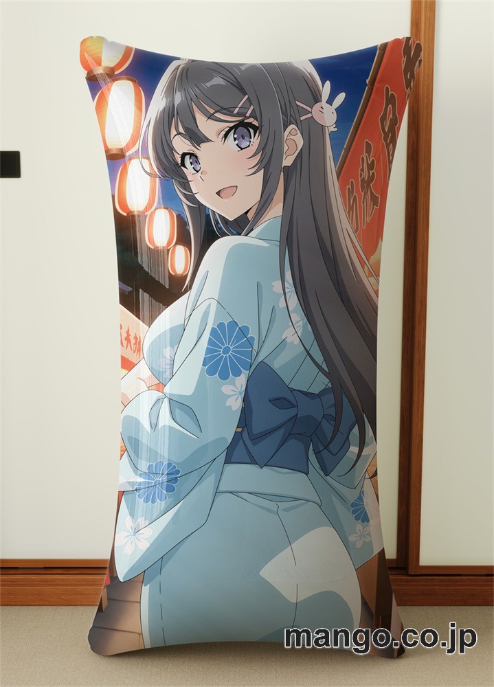 アニメ抱き枕カバー 【青春ブタ野郎シリーズ】桜島麻衣 小型クッション キャラクターグッズ PVC製 コレクション用 2