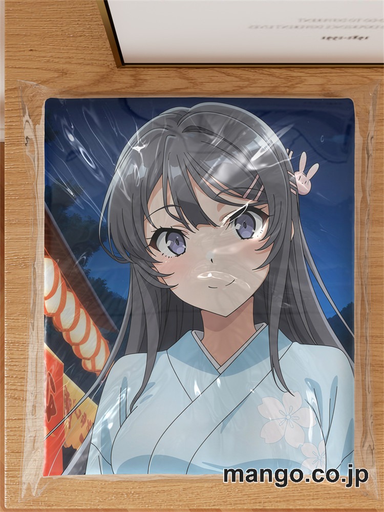 アニメ抱き枕カバー 【青春ブタ野郎シリーズ】桜島麻衣 小型クッション キャラクターグッズ PVC製 コレクション用 3
