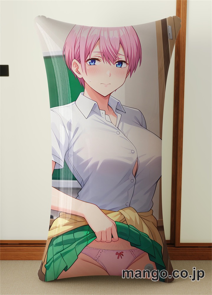 アニメ抱き枕カバー 【五等分の花嫁】中野一花 小型クッション キャラクターグッズ PVC製 コレクション用