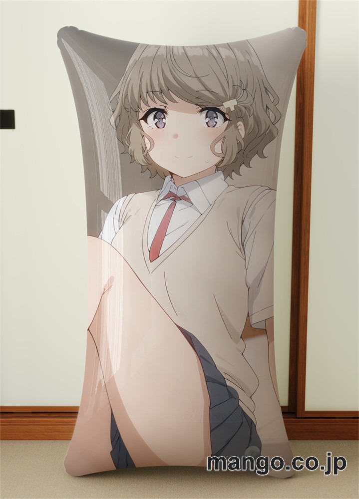 アニメ抱き枕カバー 【青春ブタ野郎シリーズ】古賀朋絵 小型クッション キャラクターグッズ PVC製 コレクション用