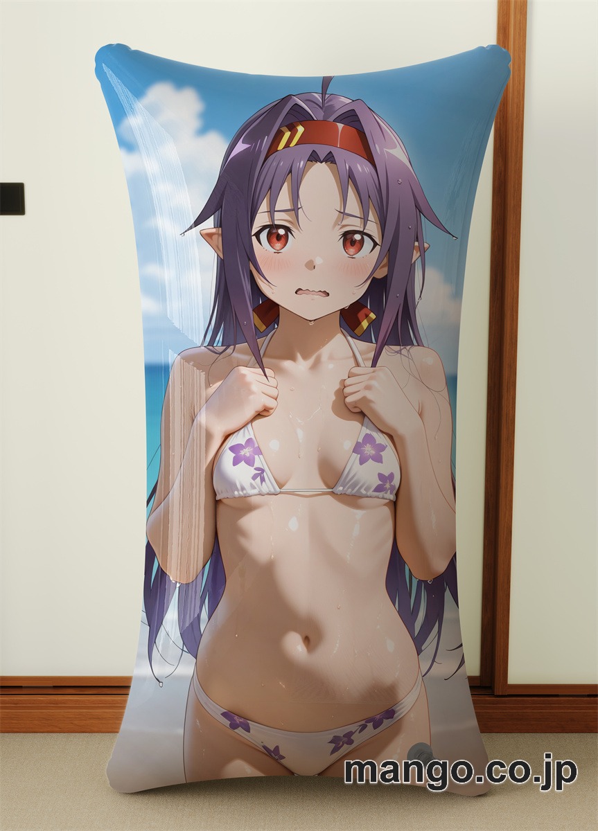 アニメ抱き枕カバー 【SAO】ユウキ 小型クッション キャラクターグッズ PVC製 コレクション用