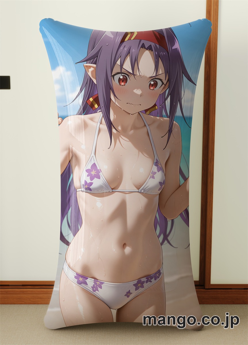 アニメ抱き枕カバー 【SAO】ユウキ 小型クッション キャラクターグッズ PVC製 コレクション用 2