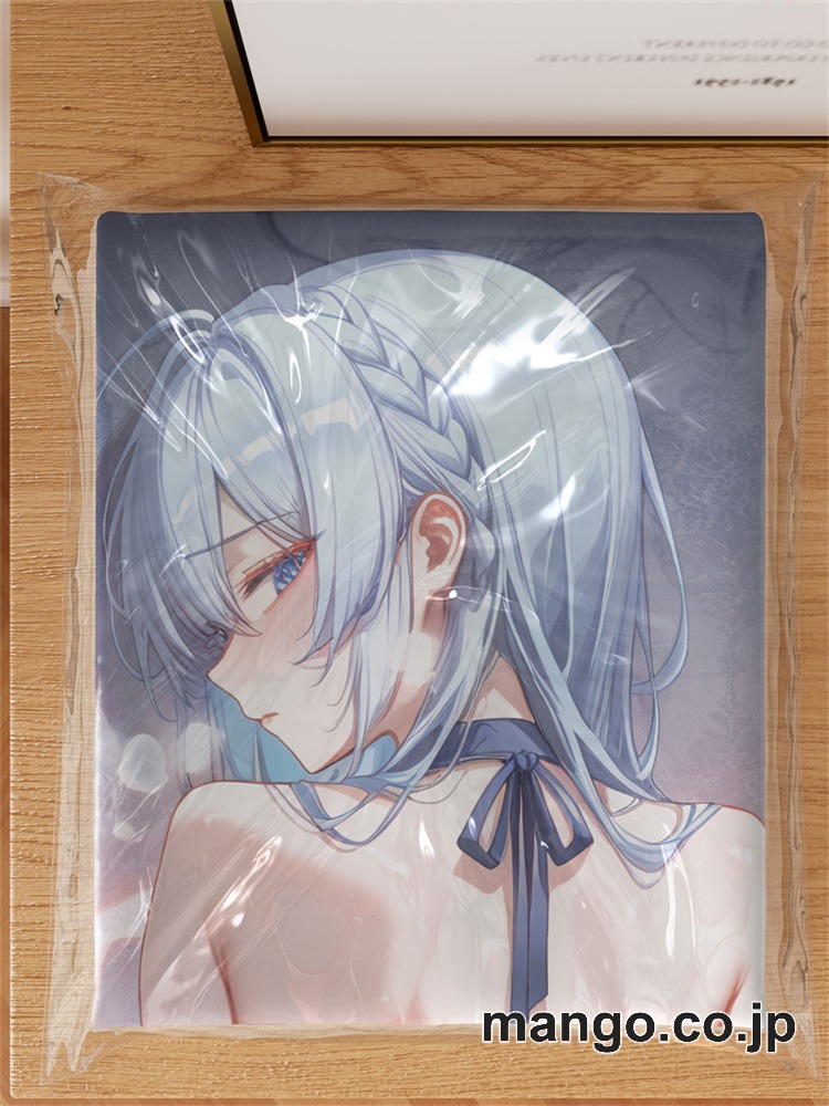 アニメ抱き枕カバー 【人付き合いが苦手な未亡人の雪女さん】雪乃深冬 小型クッション キャラクターグッズ PVC製 コレクション用 3