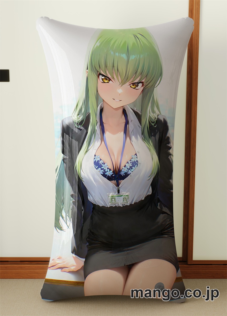 アニメ抱き枕カバー 【コードギアス】C.C 小型クッション キャラクターグッズ PVC製 コレクション用
