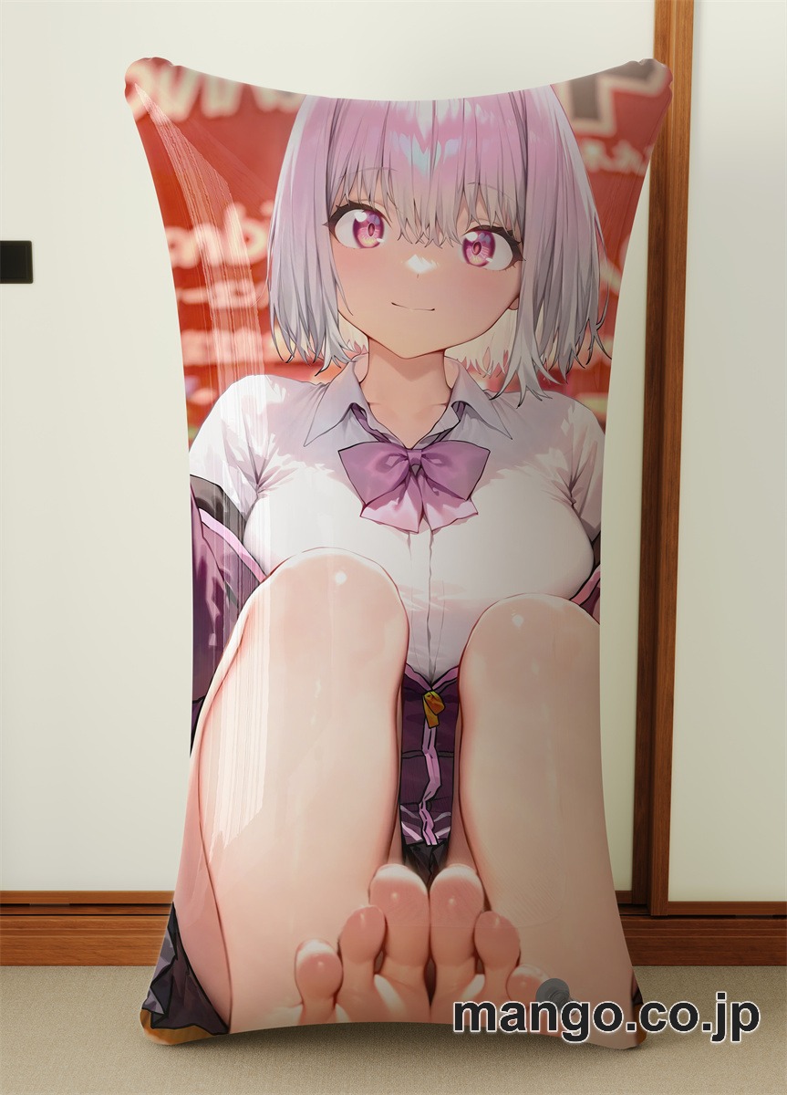 アニメ抱き枕カバー 【新条アカネ】巨乳 小型クッション キャラクターグッズ PVC製 コレクション用