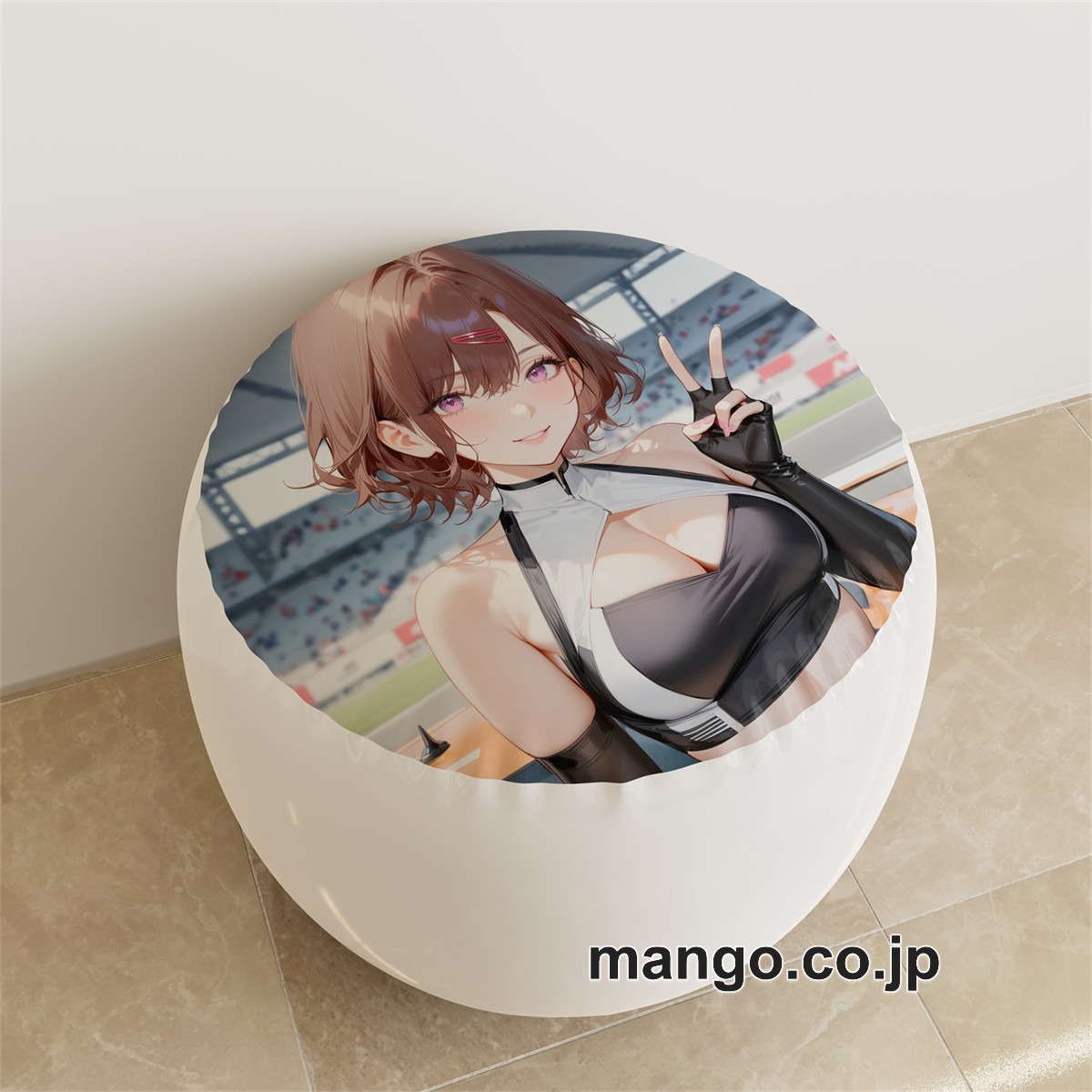 PVC ラウンドスツール アニメ キャラクター【アイドルマスターシャイニーカラーズ】樋口円香pvcスツールPVC製 キャラクターグッズ コレクション用