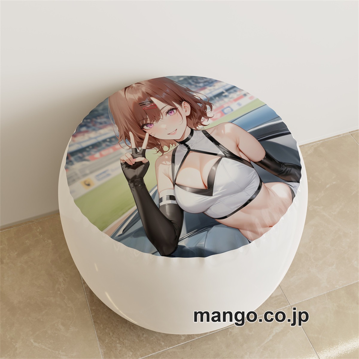 PVC ラウンドスツール アニメ キャラクター【アイドルマスターシャイニーカラーズ】樋口円香pvcスツールPVC製 キャラクターグッズ コレクション用 2