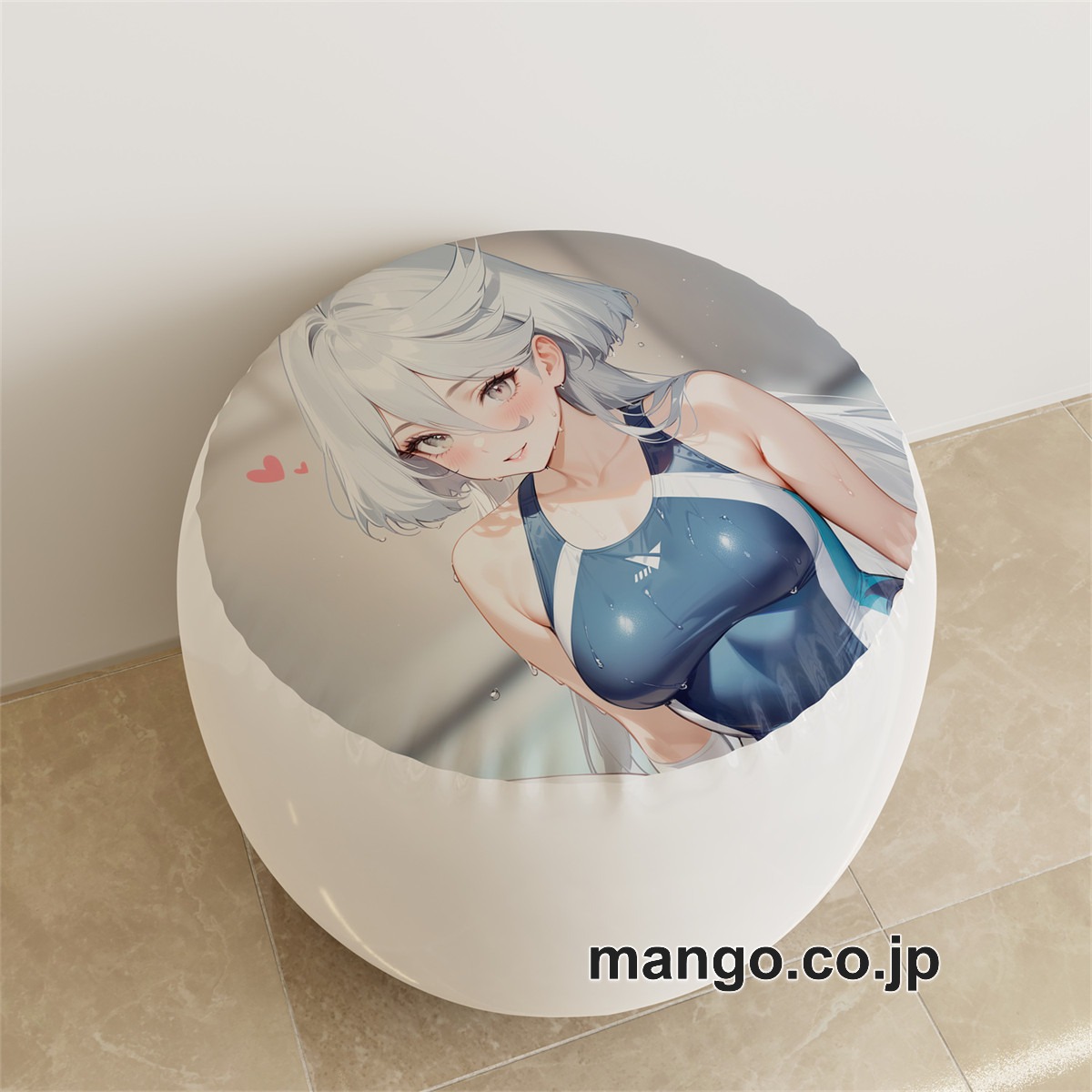PVC ラウンドスツール アニメ キャラクター【水星の魔女】ミオリネpvcスツールPVC製 キャラクターグッズ コレクション用 2