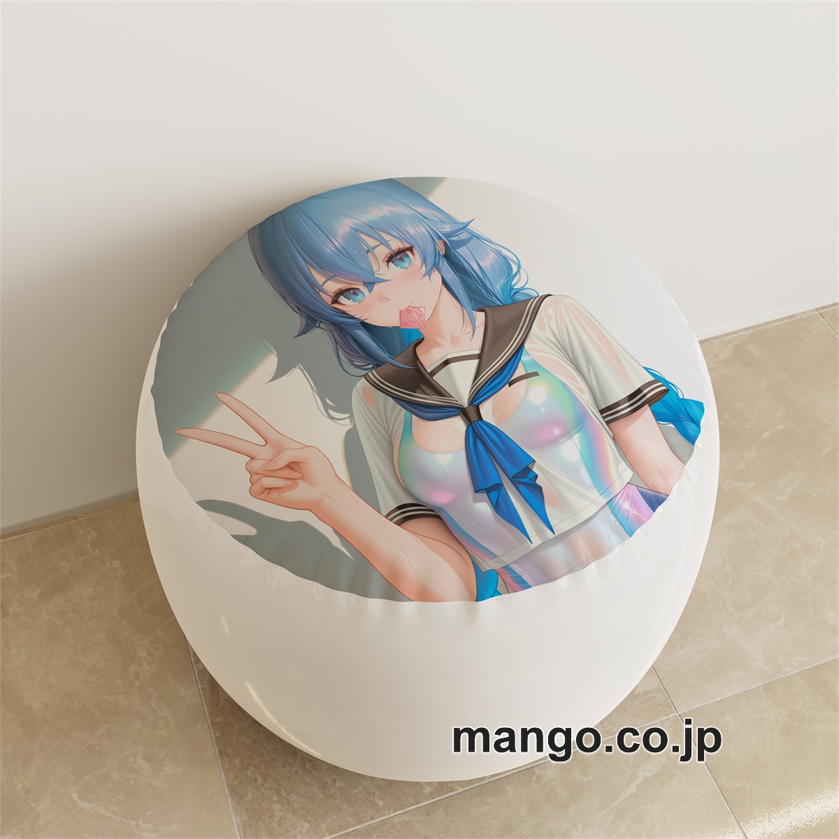 PVC ラウンドスツール アニメ キャラクター【無職転生】ロキシーpvcスツールPVC製 キャラクターグッズ コレクション用 2