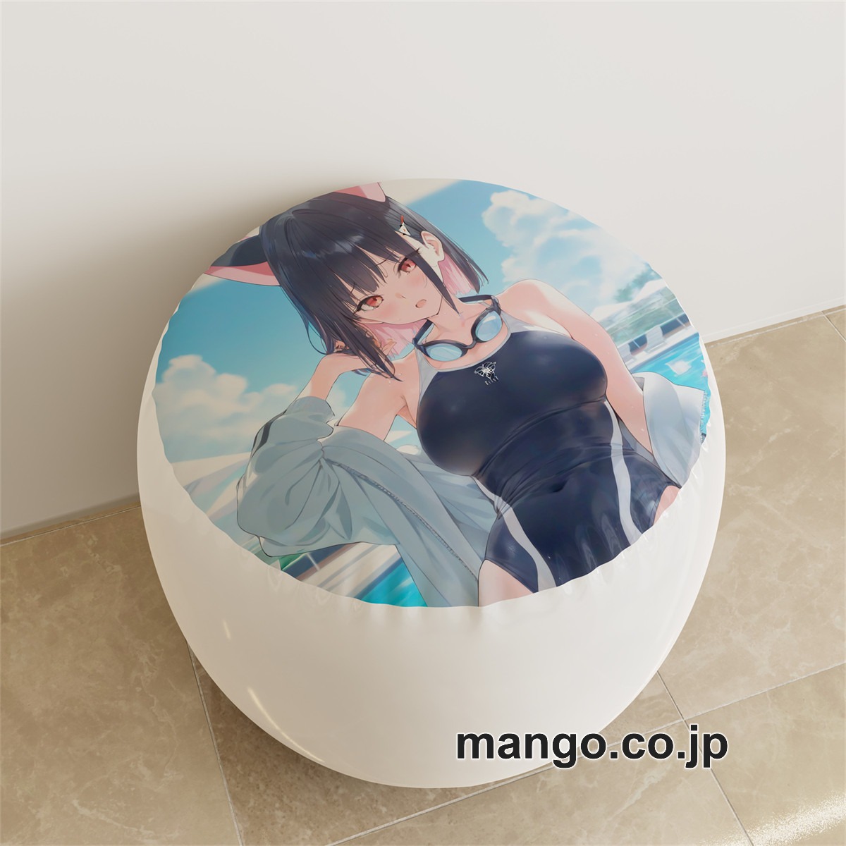 PVC ラウンドスツール アニメ キャラクター【ブルーアーカイブ】杏山カズサpvcスツールPVC製 キャラクターグッズ コレクション用