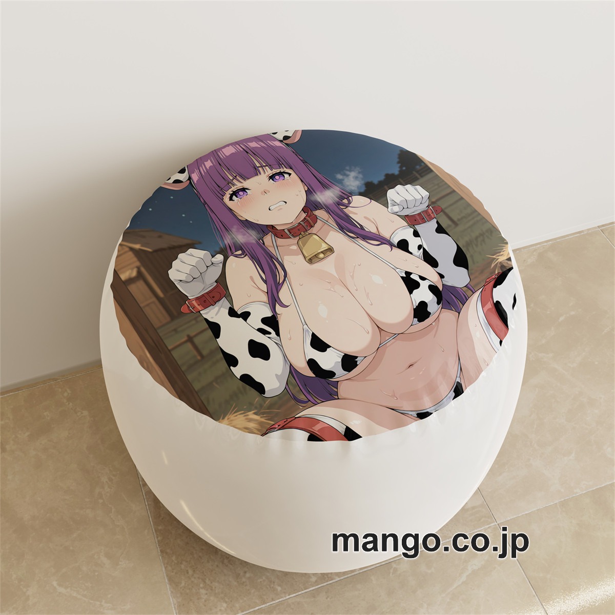 PVC ラウンドスツール アニメ キャラクター【美少女】巨乳pvcスツールPVC製 キャラクターグッズ コレクション用 2