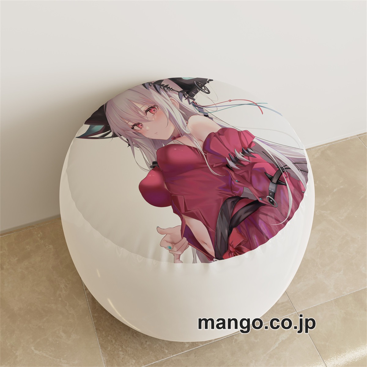 PVC ラウンドスツール アニメ キャラクター【アークナイツ】スカジpvcスツールPVC製 キャラクターグッズ コレクション用