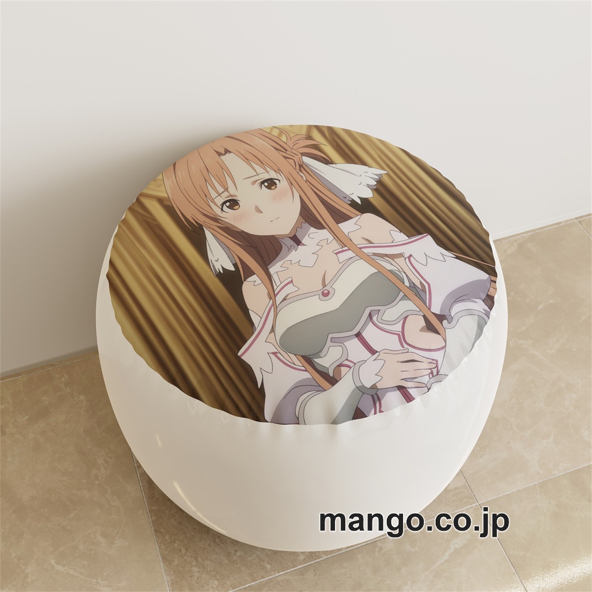 PVC ラウンドスツール アニメ キャラクター【SAO】アスナpvcスツールPVC製 キャラクターグッズ コレクション用