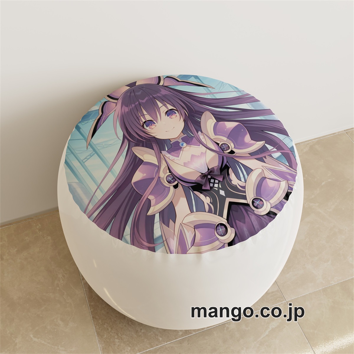 PVC ラウンドスツール アニメ キャラクター【デート・ア・ライブ】夜刀神十香pvcスツールPVC製 キャラクターグッズ コレクション用