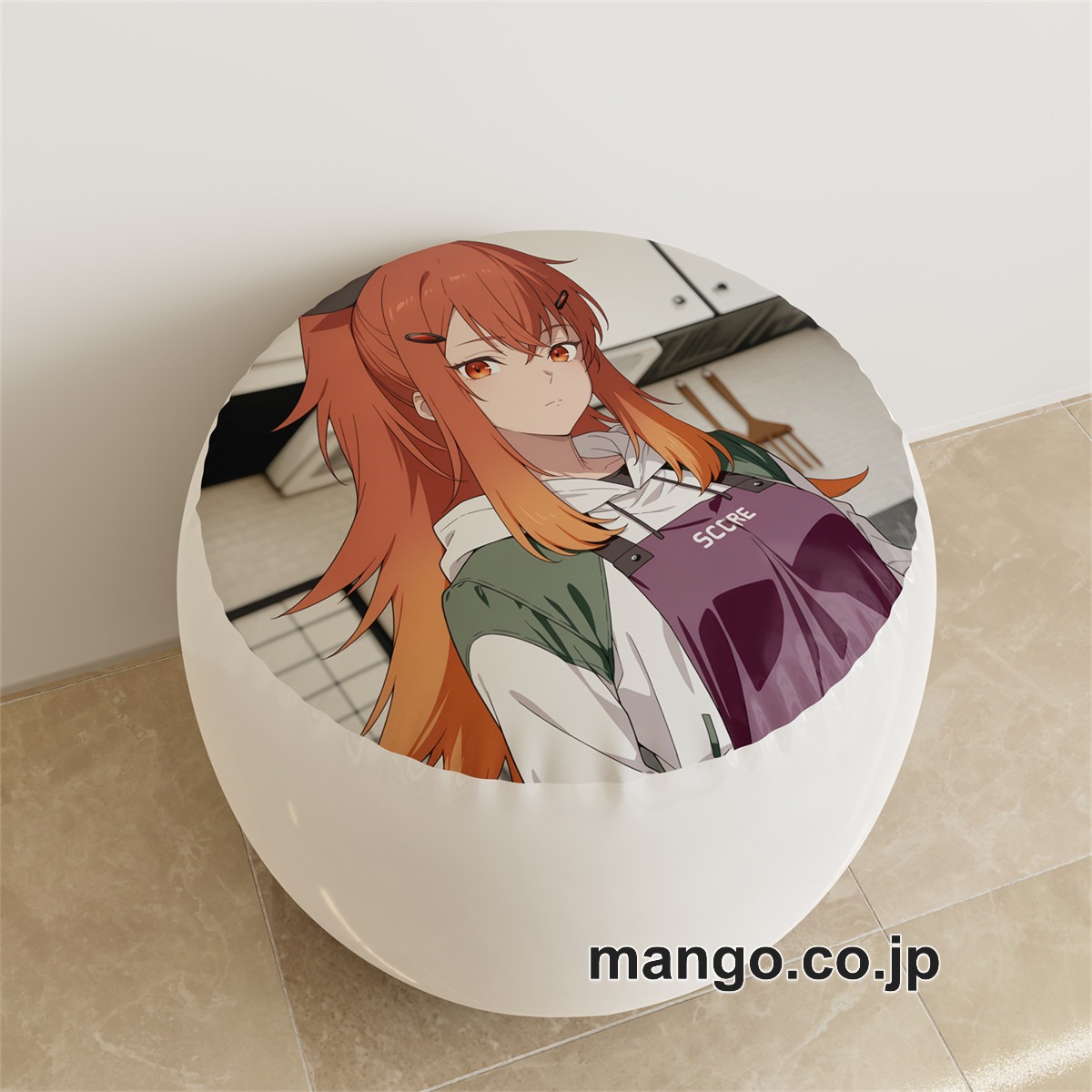 PVC ラウンドスツール アニメ キャラクター【片田舎のおっさん、剣聖になる】スレナ・リサンデラpvcスツールPVC製 キャラクターグッズ コレクション用 2