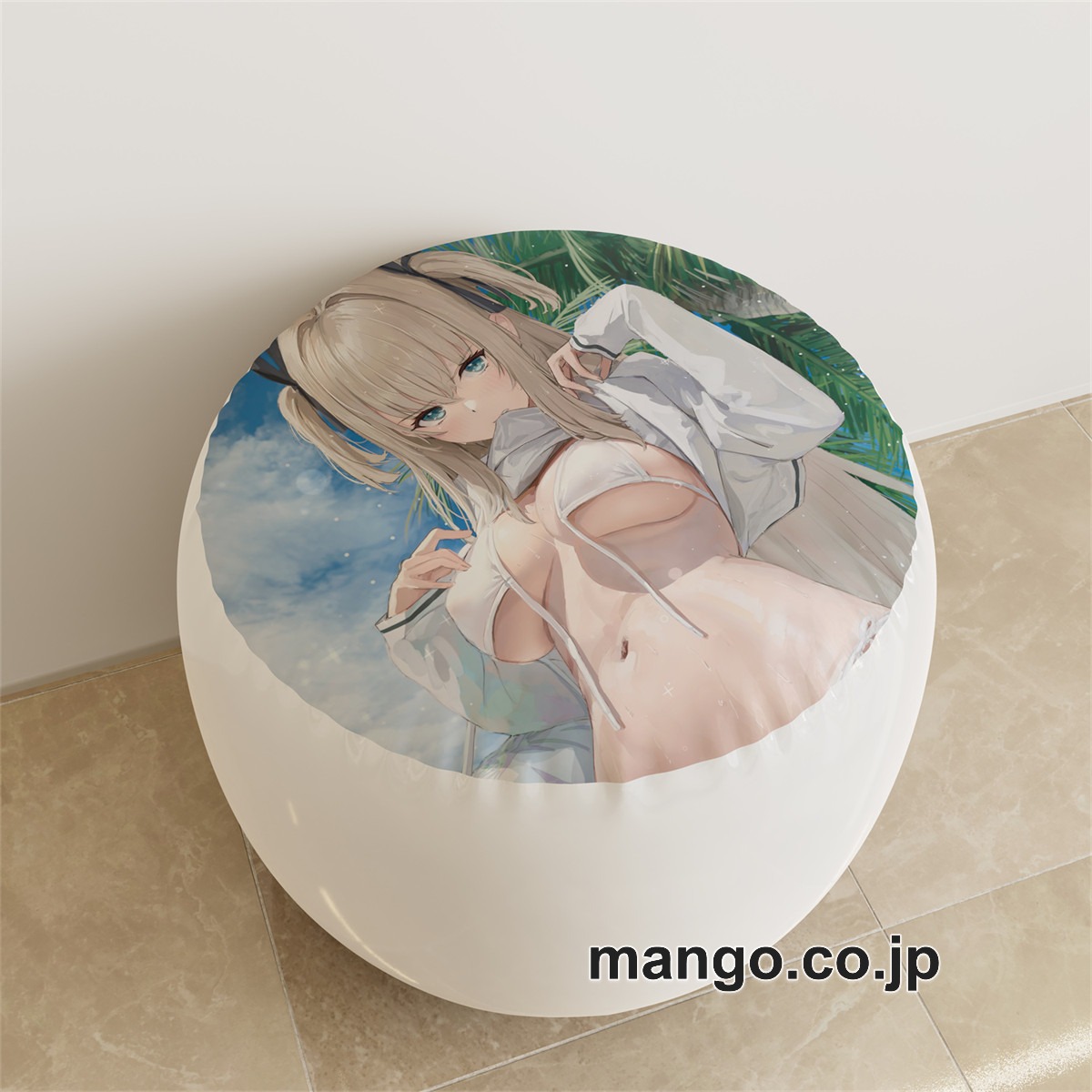 PVC ラウンドスツール アニメ キャラクター【オリジナル】水着pvcスツールPVC製 キャラクターグッズ コレクション用