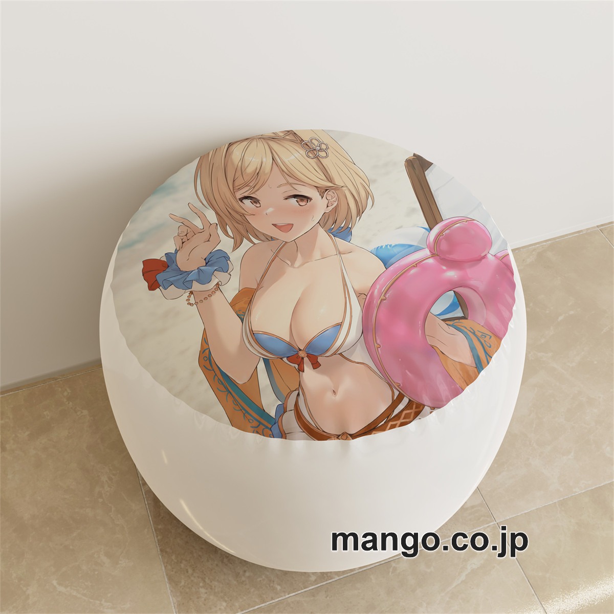PVC ラウンドスツール アニメ キャラクター【グランブルーファンタジー】ジータpvcスツールPVC製 キャラクターグッズ コレクション用 2