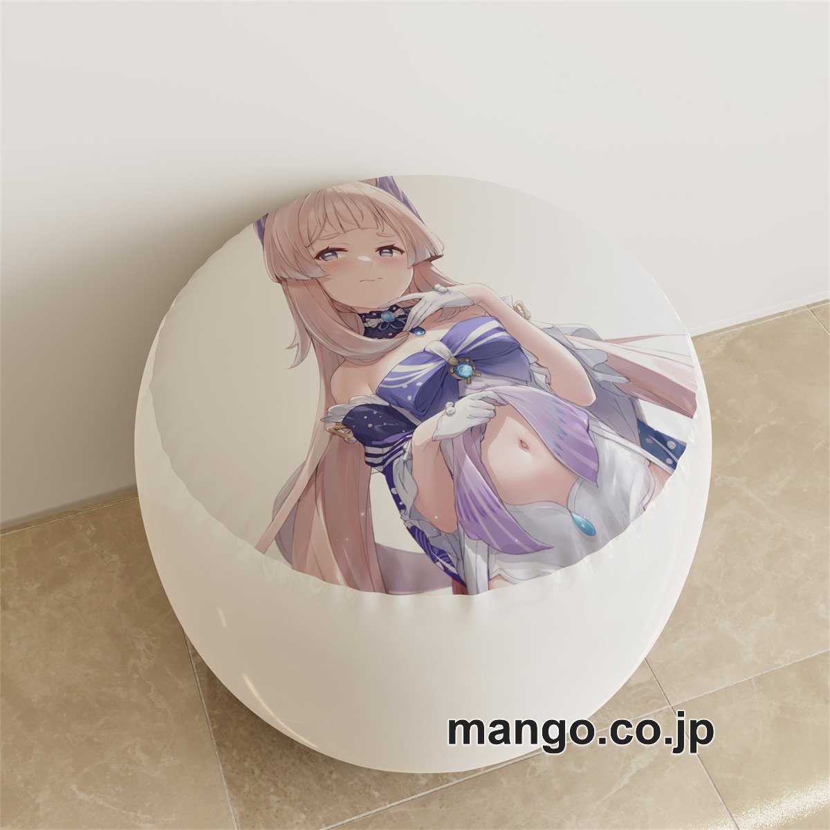 PVC ラウンドスツール アニメ キャラクター【原神】雷電將軍 珊瑚宮心海pvcスツールPVC製 キャラクターグッズ コレクション用 2