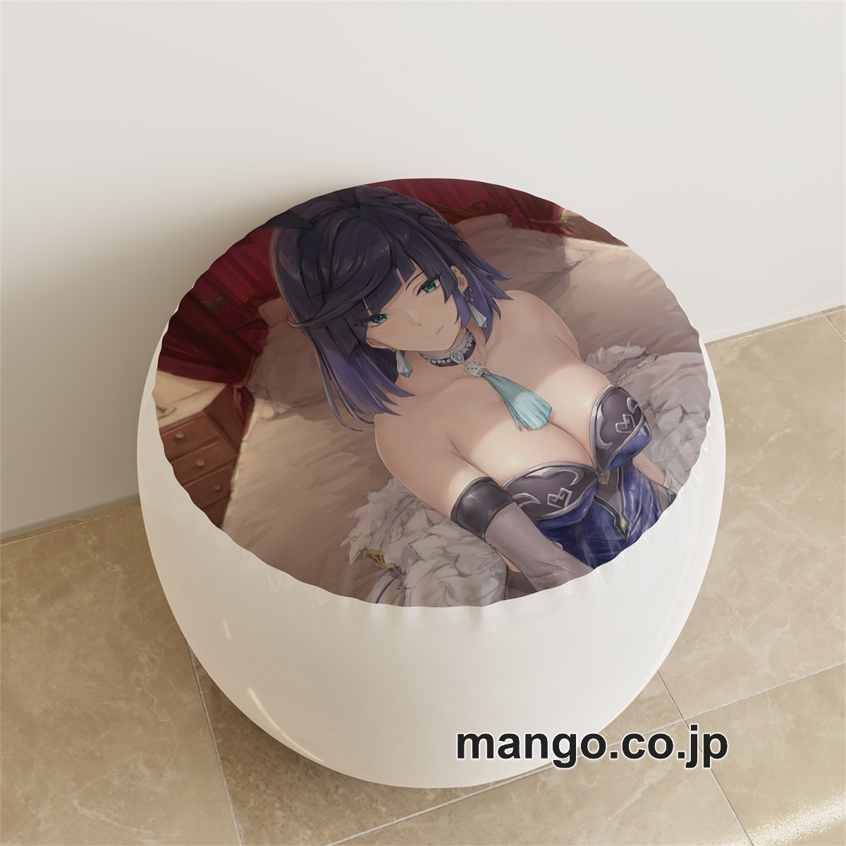 PVC ラウンドスツール アニメ キャラクター【原神】夜蘭pvcスツールPVC製 キャラクターグッズ コレクション用 2