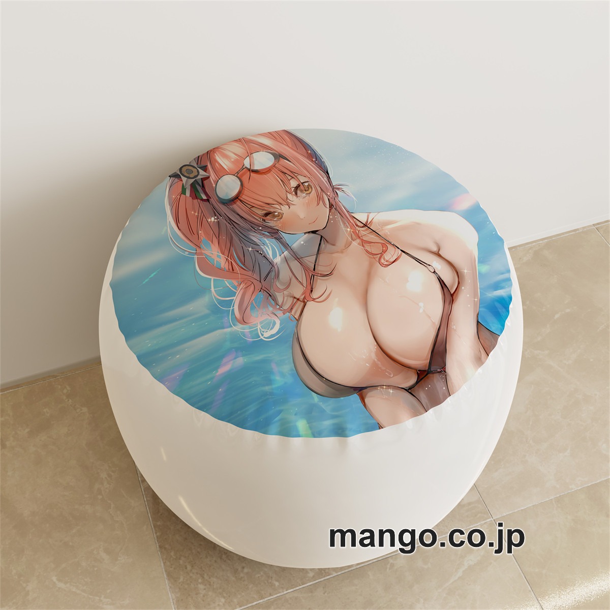 PVC ラウンドスツール アニメ キャラクター【アズールレーン】お尻 ザラpvcスツールPVC製 キャラクターグッズ コレクション用