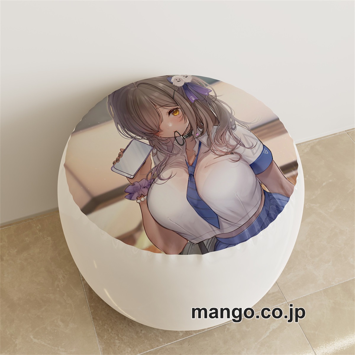 PVC ラウンドスツール アニメ キャラクター【勝利の女神NIKKE】アリス ナガpvcスツールPVC製 キャラクターグッズ コレクション用 2