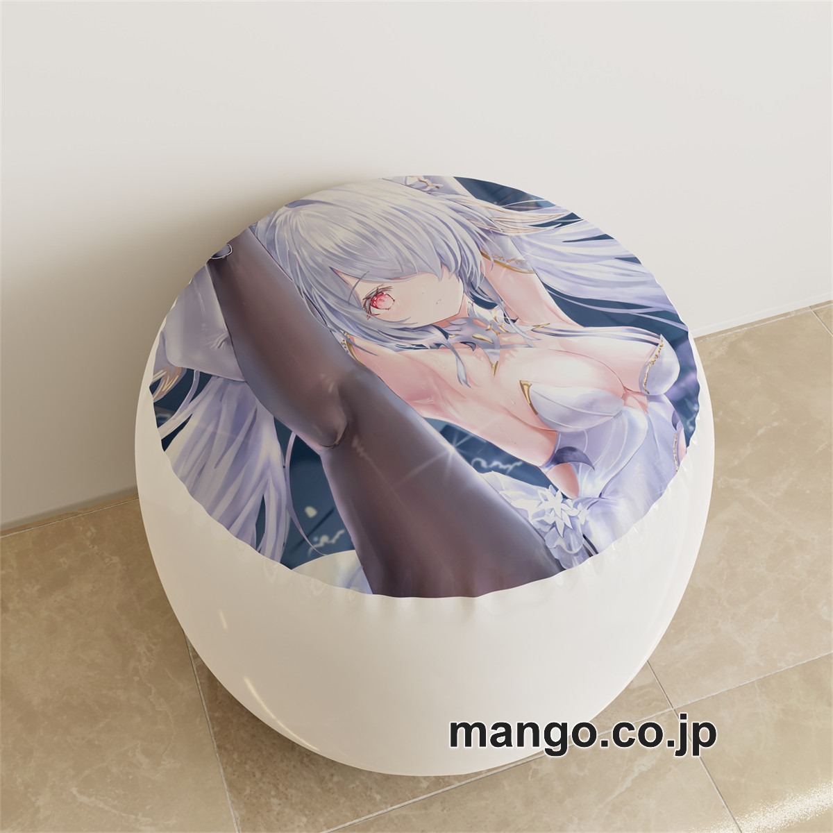 PVC ラウンドスツール アニメ キャラクター【アズールレーン】キエフpvcスツールPVC製 キャラクターグッズ コレクション用 2