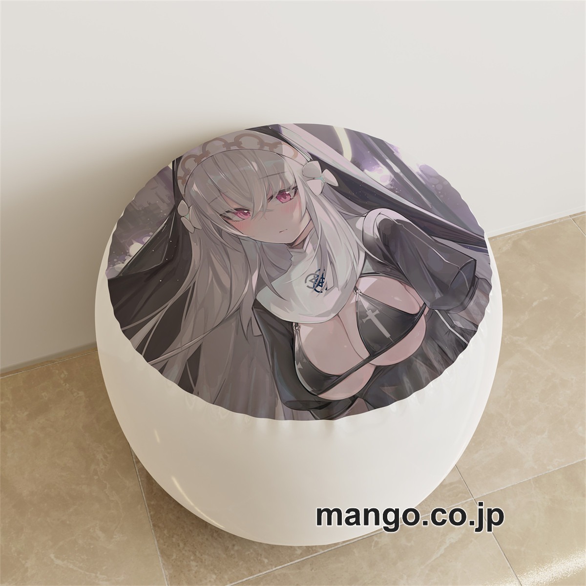 PVC ラウンドスツール アニメ キャラクター【ブルーアーカイブ】歌住サクラコpvcスツールPVC製 キャラクターグッズ コレクション用